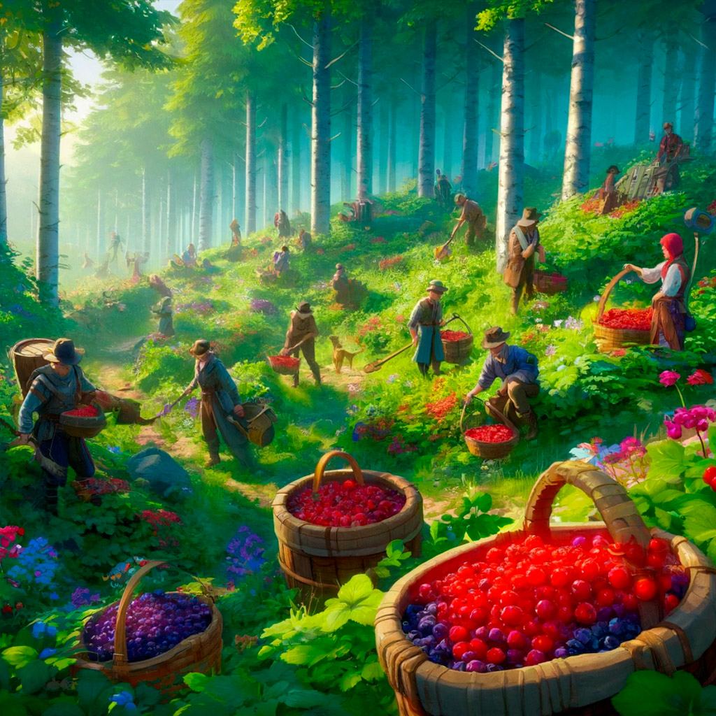 🍓 Событие в лесных биомах: Ягодный бум | Праздник урожая